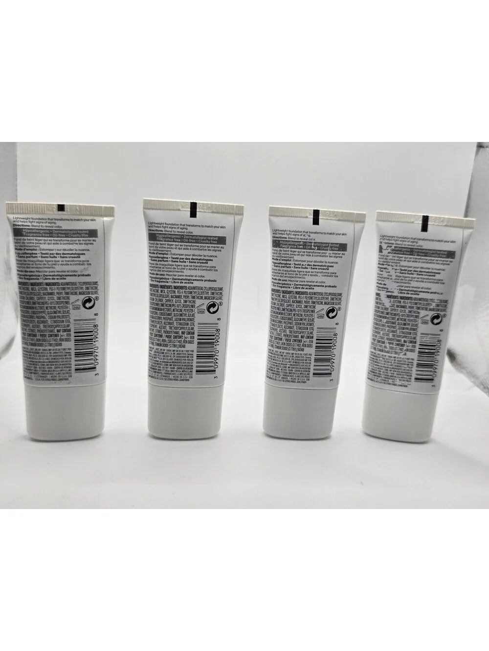 Almay Ageless Smart Shade Foundation 800 Deep - 4 Tubes, 1 Fl Oz Each